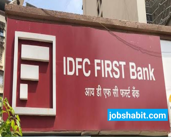 IDFC First Bank Job For Branch Sales Manager | Branch Banking Job Vacancy Recruitment 2023