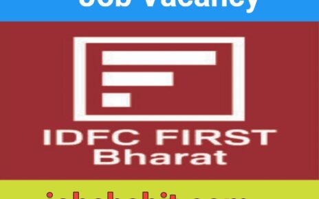 Career IDFC First Bharat For Field Staff | 12th pass Job / Fresher Job 2023